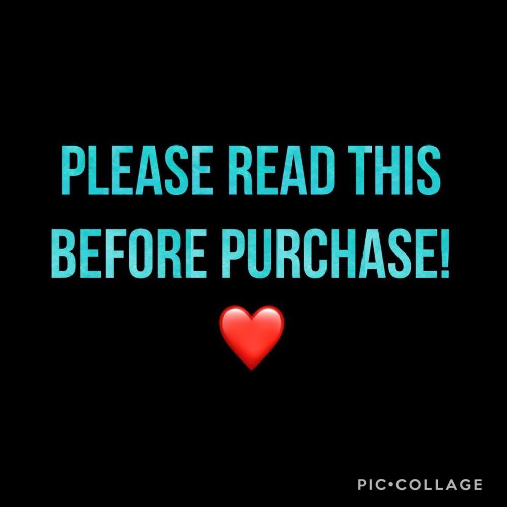 ⚠️PLEASE READ!! ⚠️